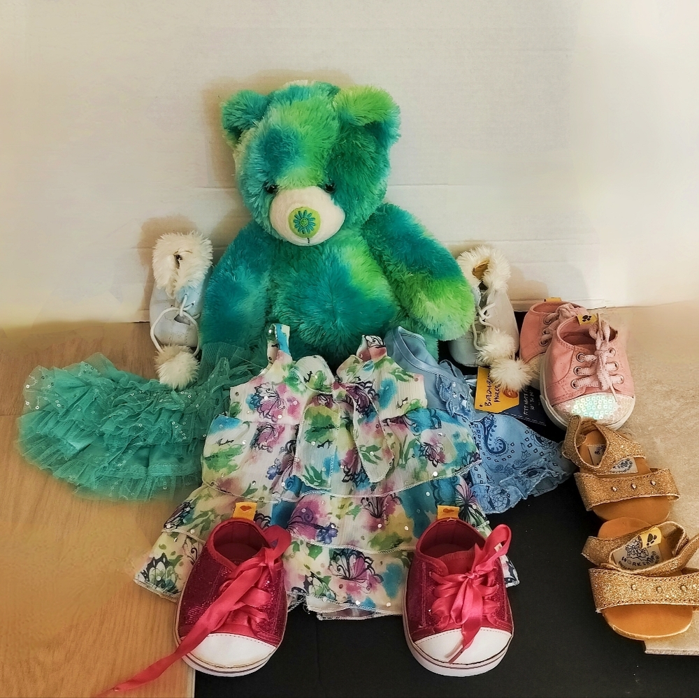 Build-A-Bear Clothes  Shoes Plush Bundle
